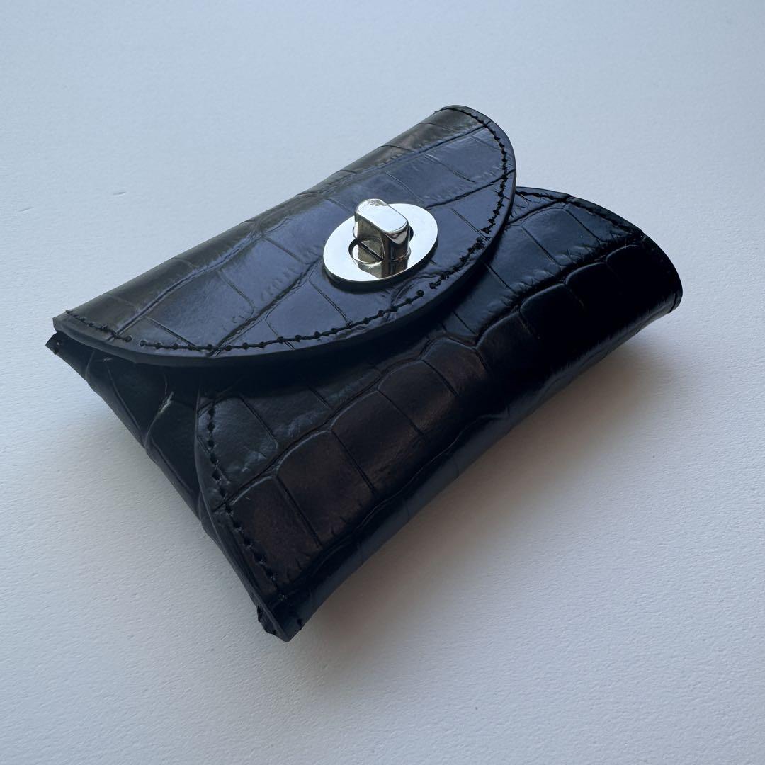 韓国 貯金 saving コインケース カードケース 黒 longpiggy