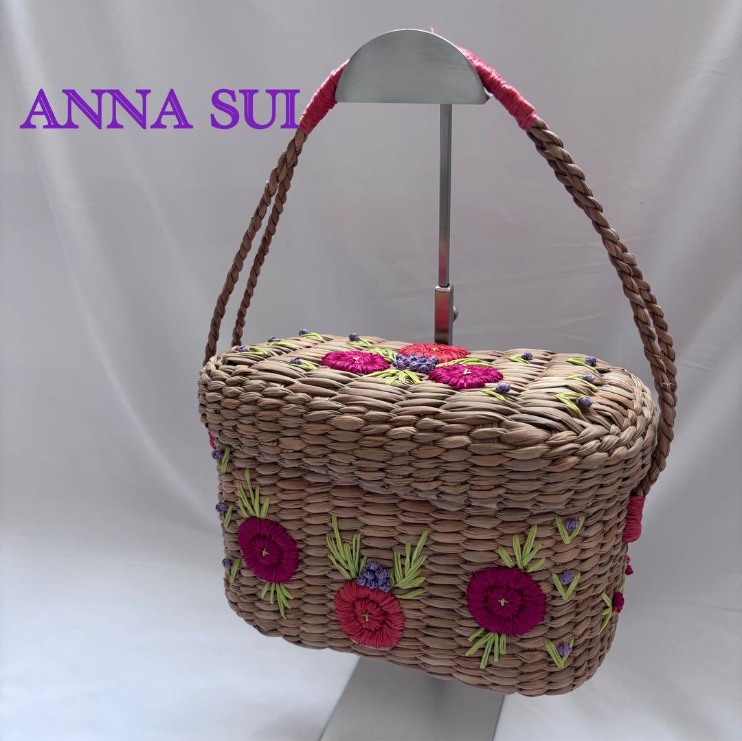 ANNA SUI かごバッグ ジャンヌ - メルカリ