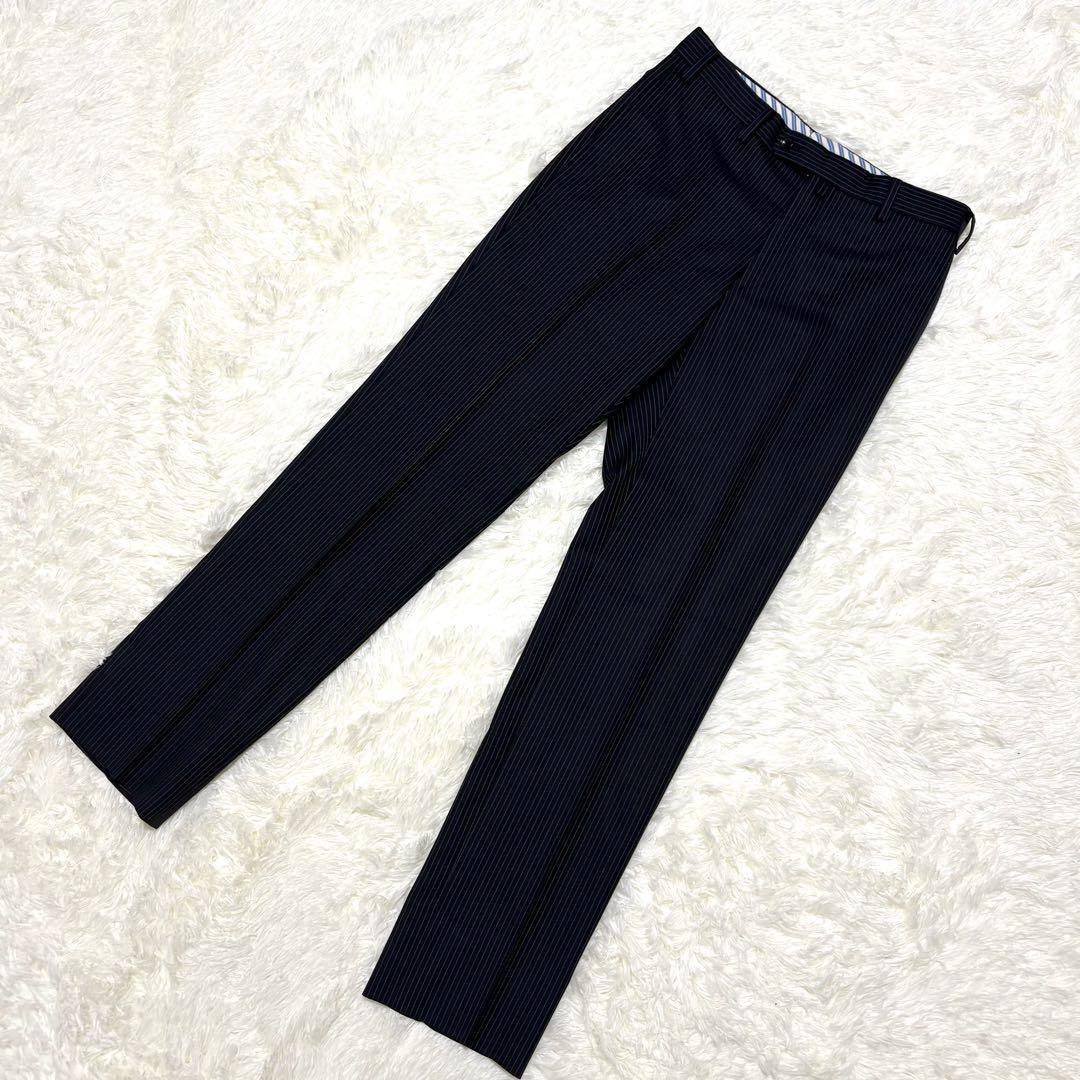 ✨美品✨ヒルトン スーツ ネイビー ストライプ YA4