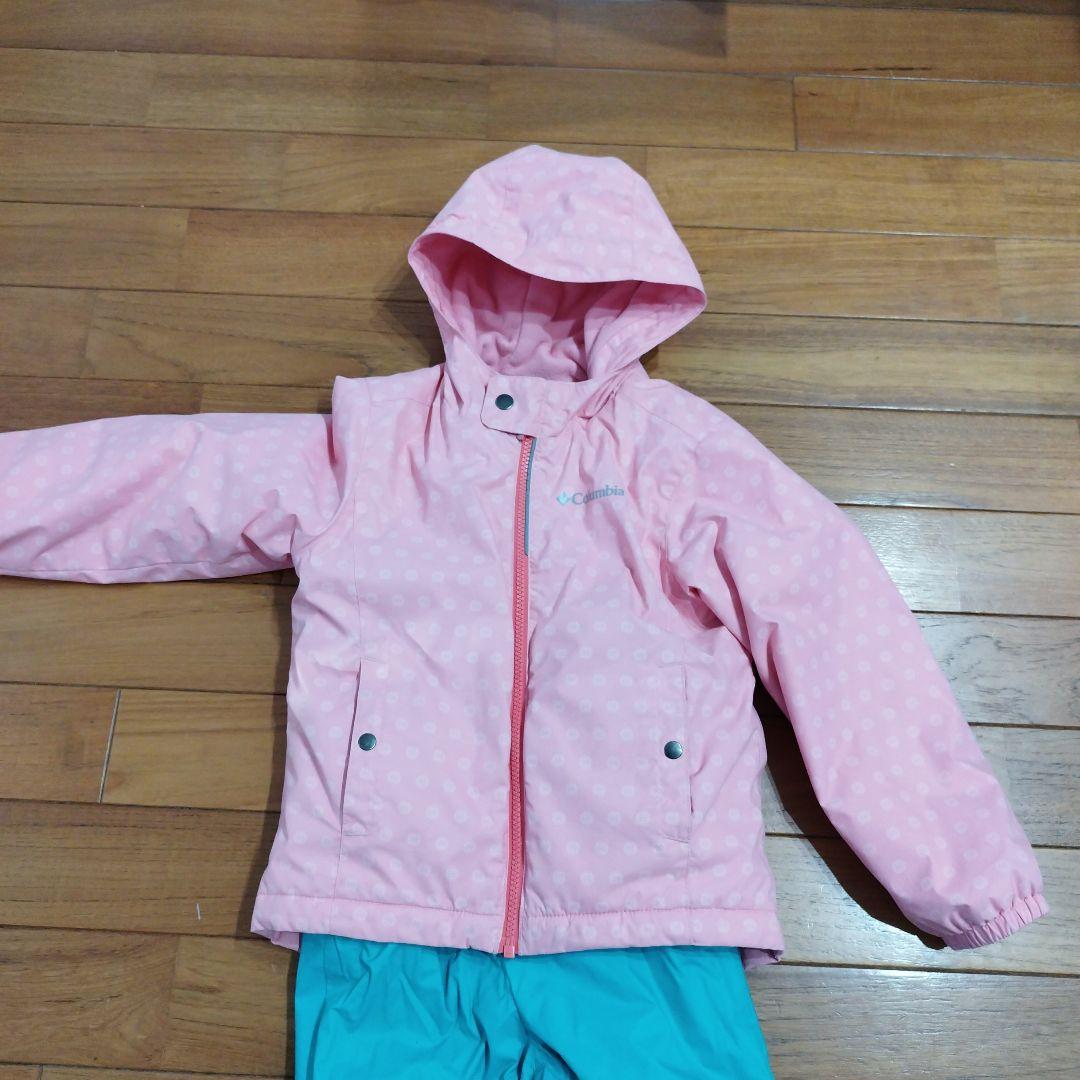 Columbia 子ども用スキーウェア ピンク/青 110cm - メルカリ
