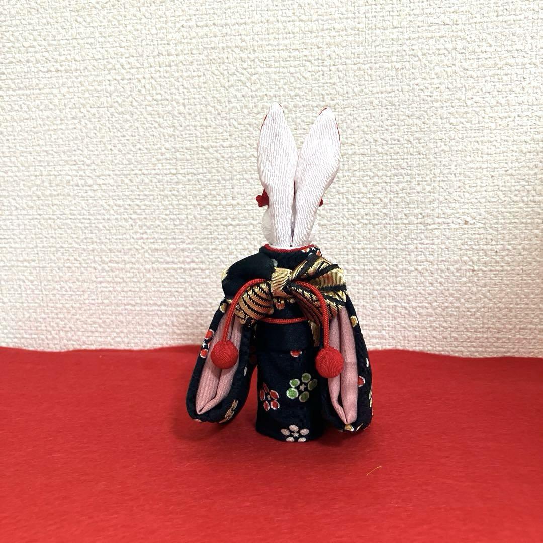 ちりめん細工うさぎさんねこさんの七五三