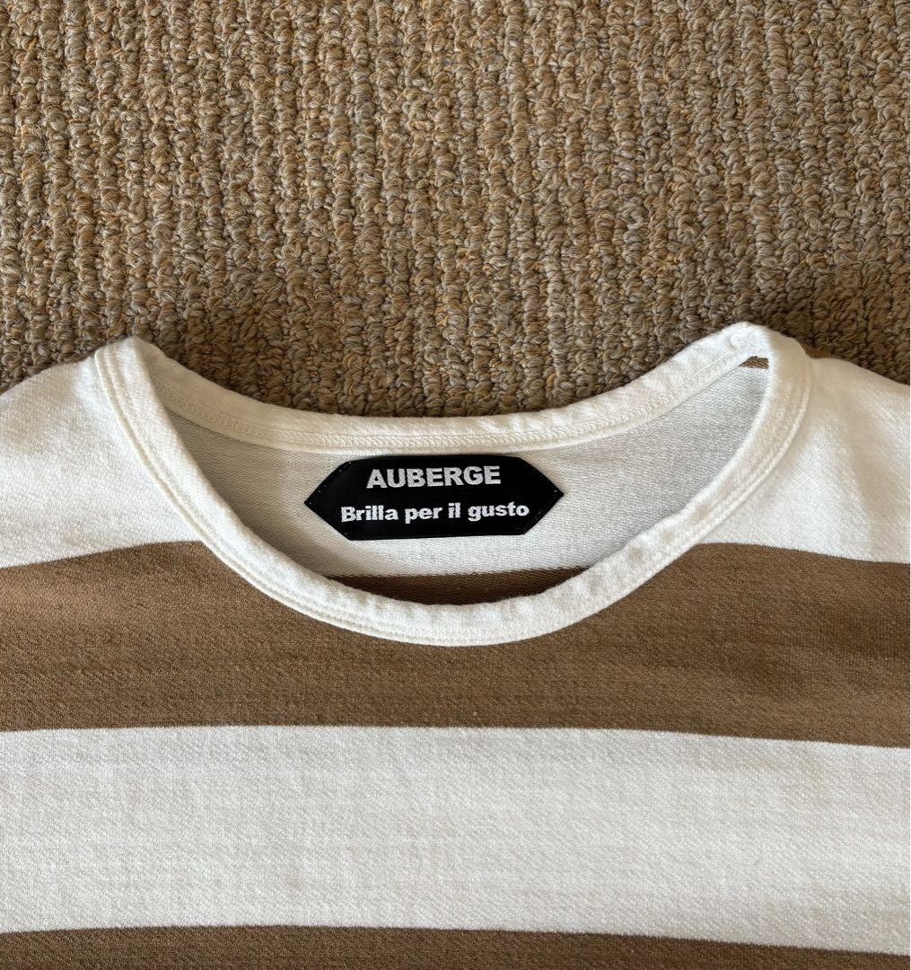 AUBERGE × Brilla per il gusto ボーダー Tシャツ