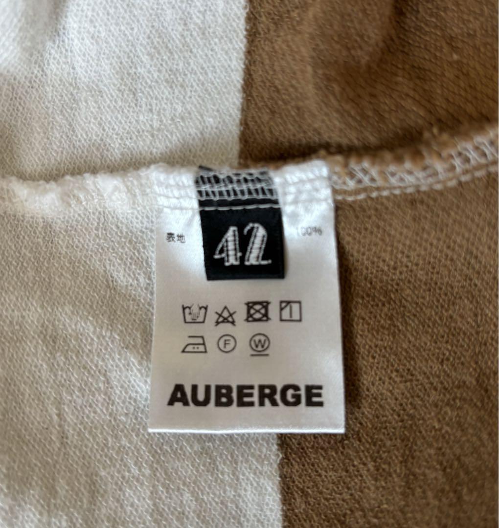 AUBERGE × Brilla per il gusto ボーダー Tシャツ