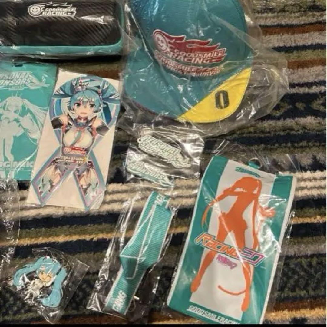 初音ミク　レーシングミク　グッズセット　スポンサー特典　チームフラッグ　応援旗