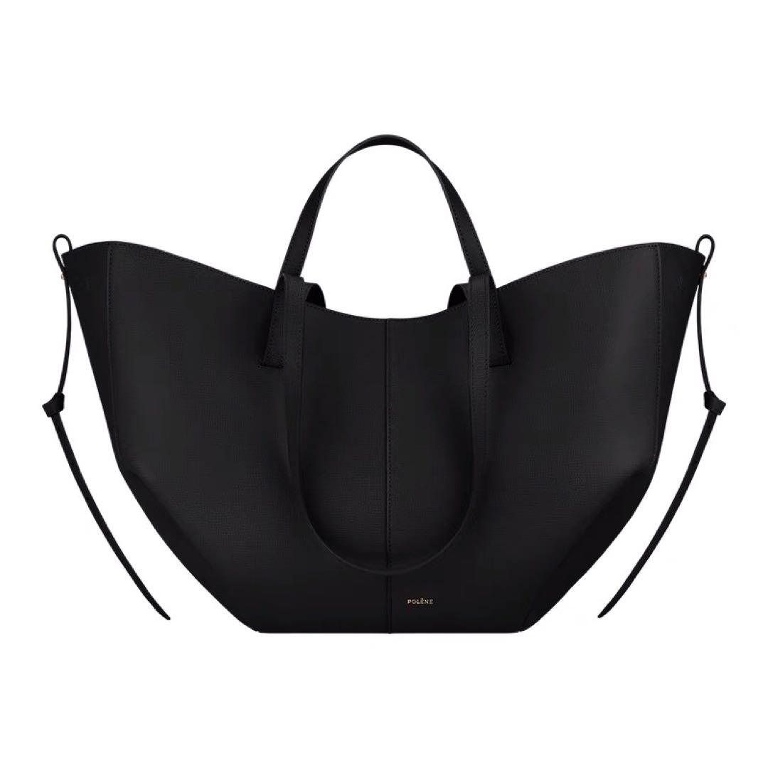 新品 POLENE Cyme 2Way トートバッグ ポレーヌ ブラック