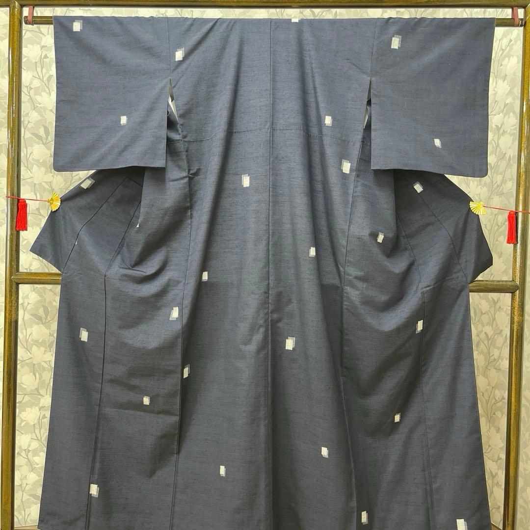 正絹 紬 重ね四角