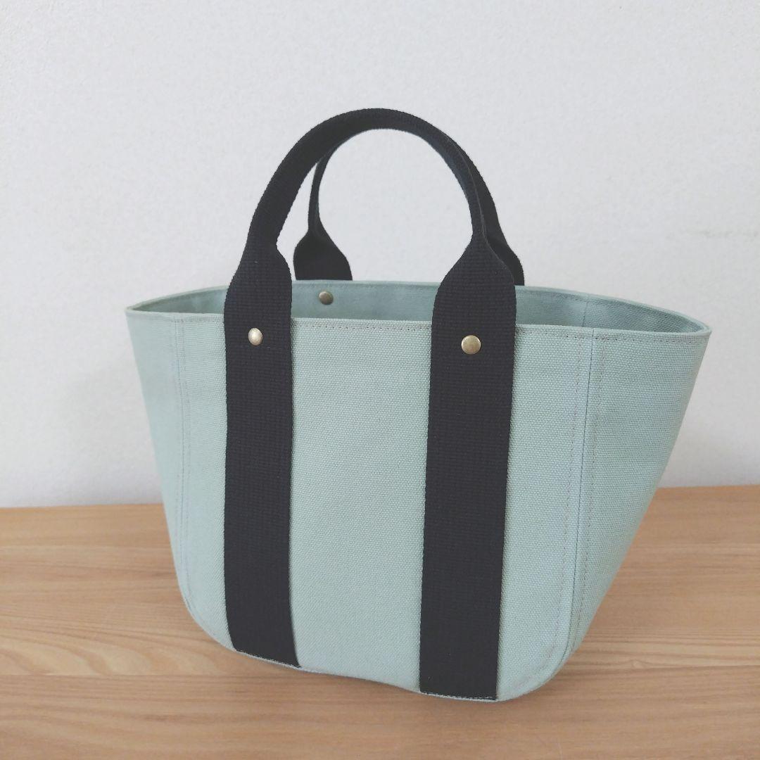 ハンドメイド、トートバック、帆布、ワイドベルト、ラウンドM&S ハンドメイド、トートバック、倉敷帆布、ワイドベルト、シンプル