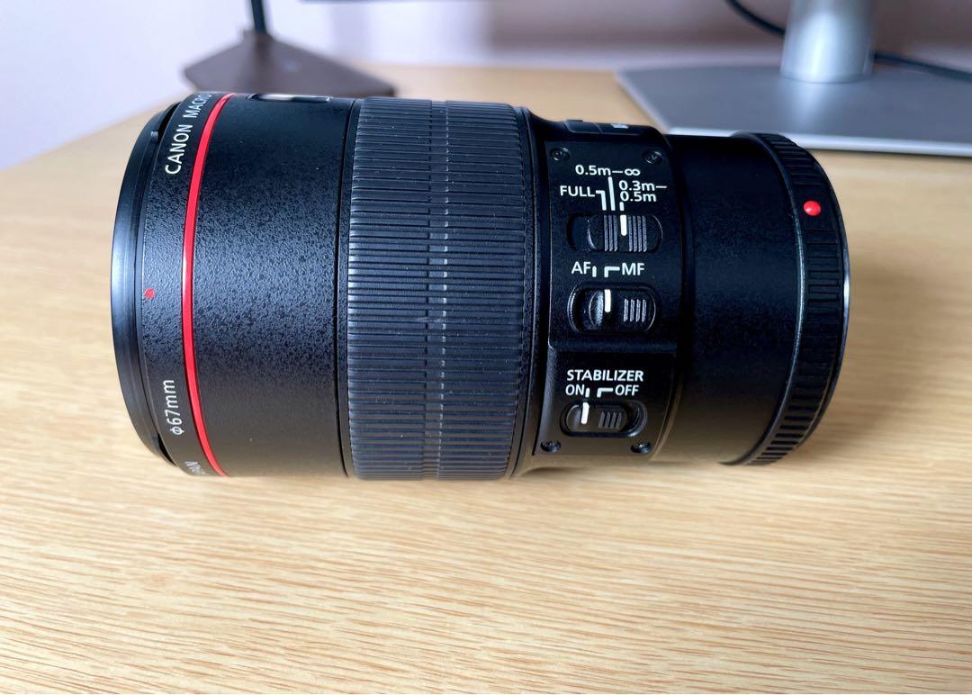 【美品】Canon EF100mm F2.8L マクロレンズ IS USM