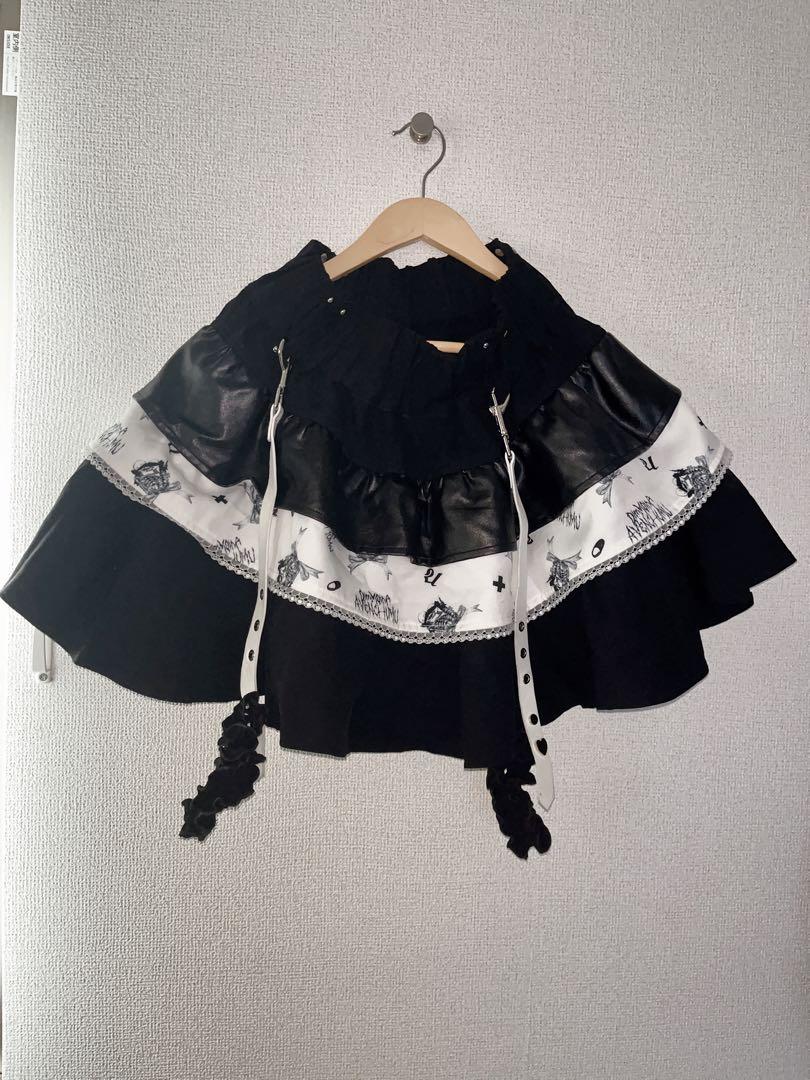 スカート AVENCHUMU DimMoire garter belt frill