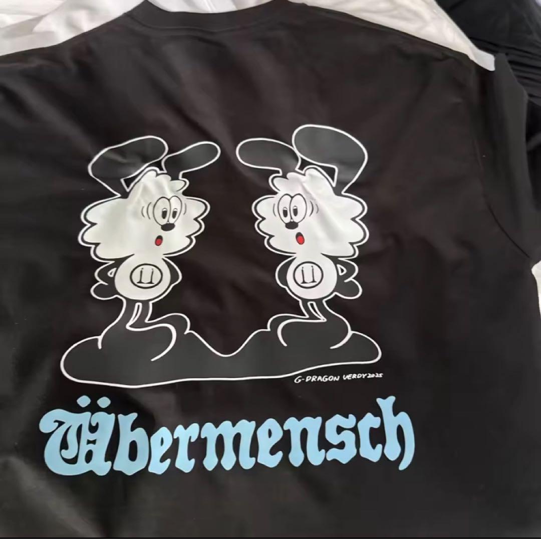 G-DRAGON☆ÜBERMENSCH Tシャツ 黒XL - メルカリ