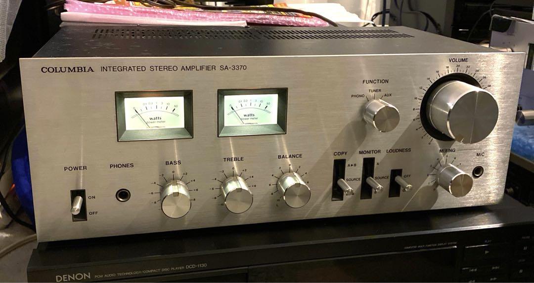 COLUMBIA プリメインアンプ SA-3370 DENON