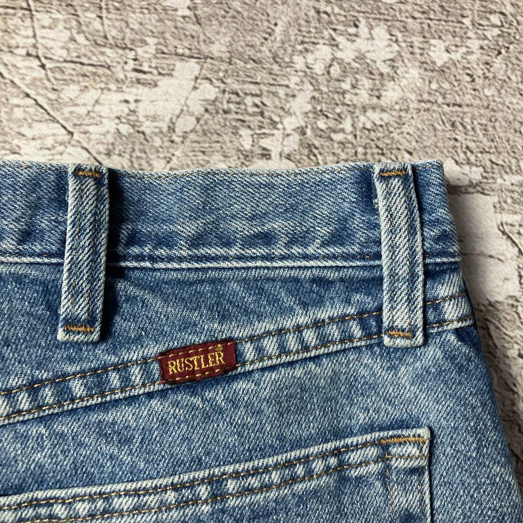RUSTLER ラスラーデニムパンツ　ジーンズジーパンルーズ　34-34 古着