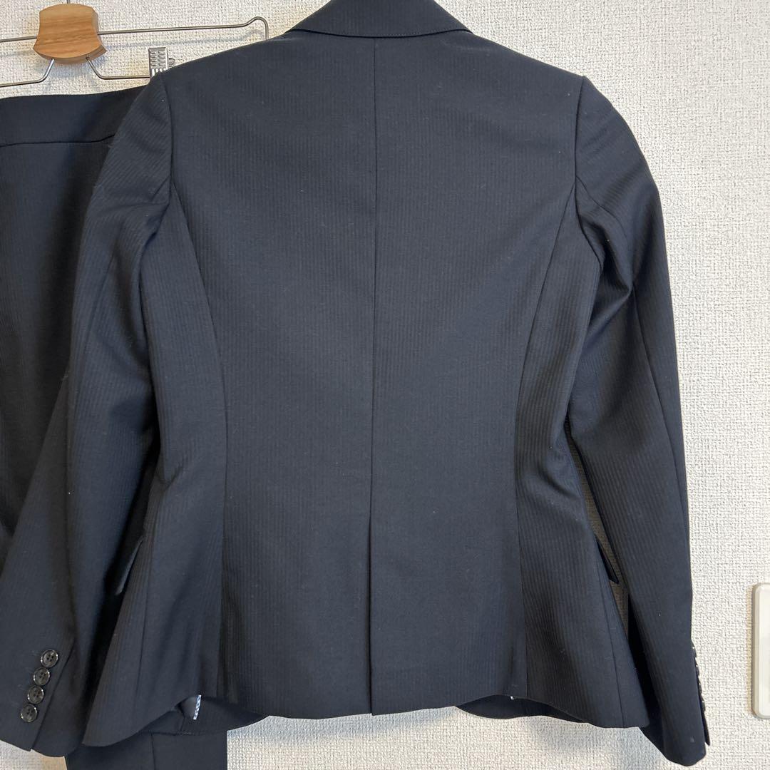 SUIT SELECT ネイビーストライプスーツ 7号　3点セット