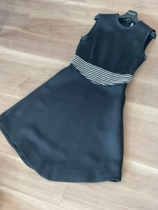 ボーダーズアットバルコニーワンピース36黒ブラックフォーマル