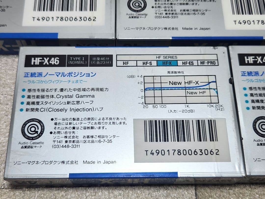 未使用 SONY HF-X カセットテープ ノーマル 高音質 レトロ 未使用 SONY HF-X カセットテープ ノーマル 高音質 レトロ
