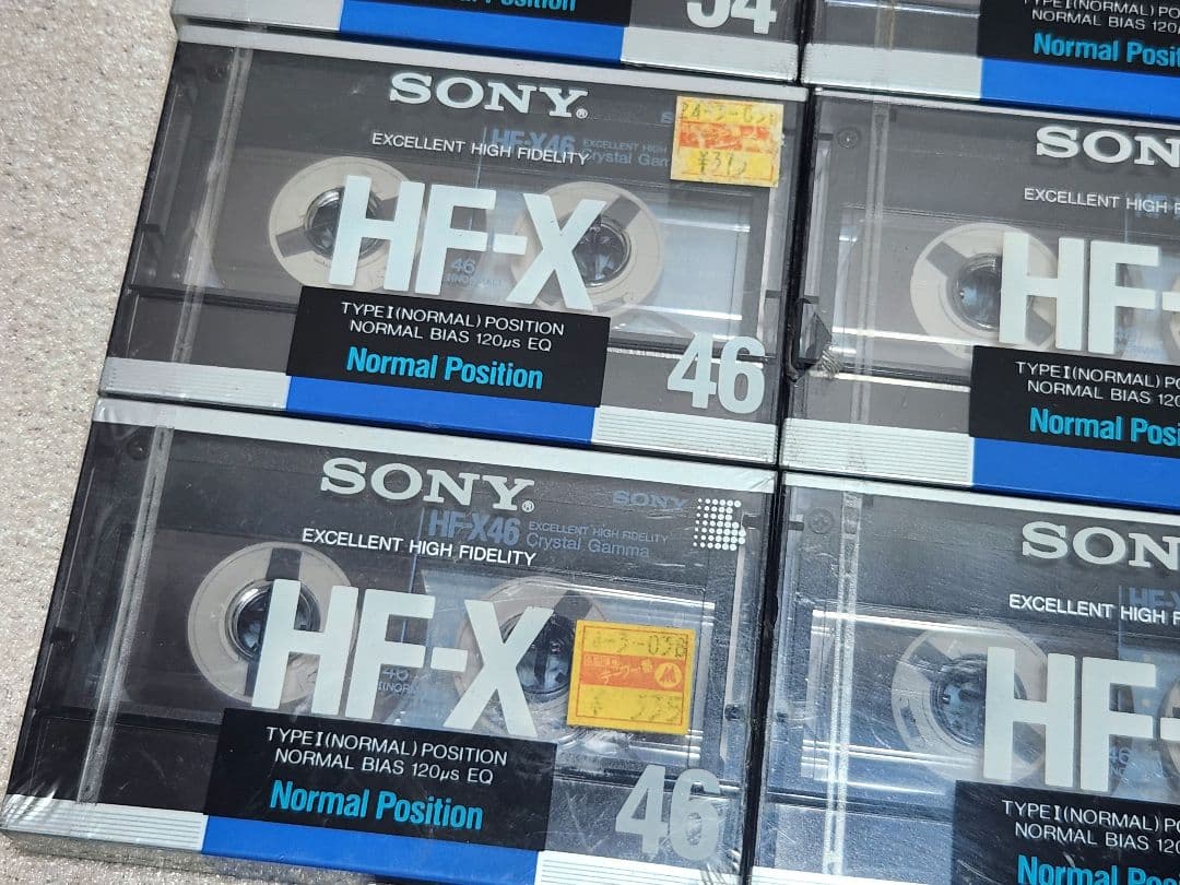 未使用 SONY HF-X カセットテープ ノーマル 高音質 レトロ 未使用 SONY HF-X カセットテープ ノーマル 高音質 レトロ