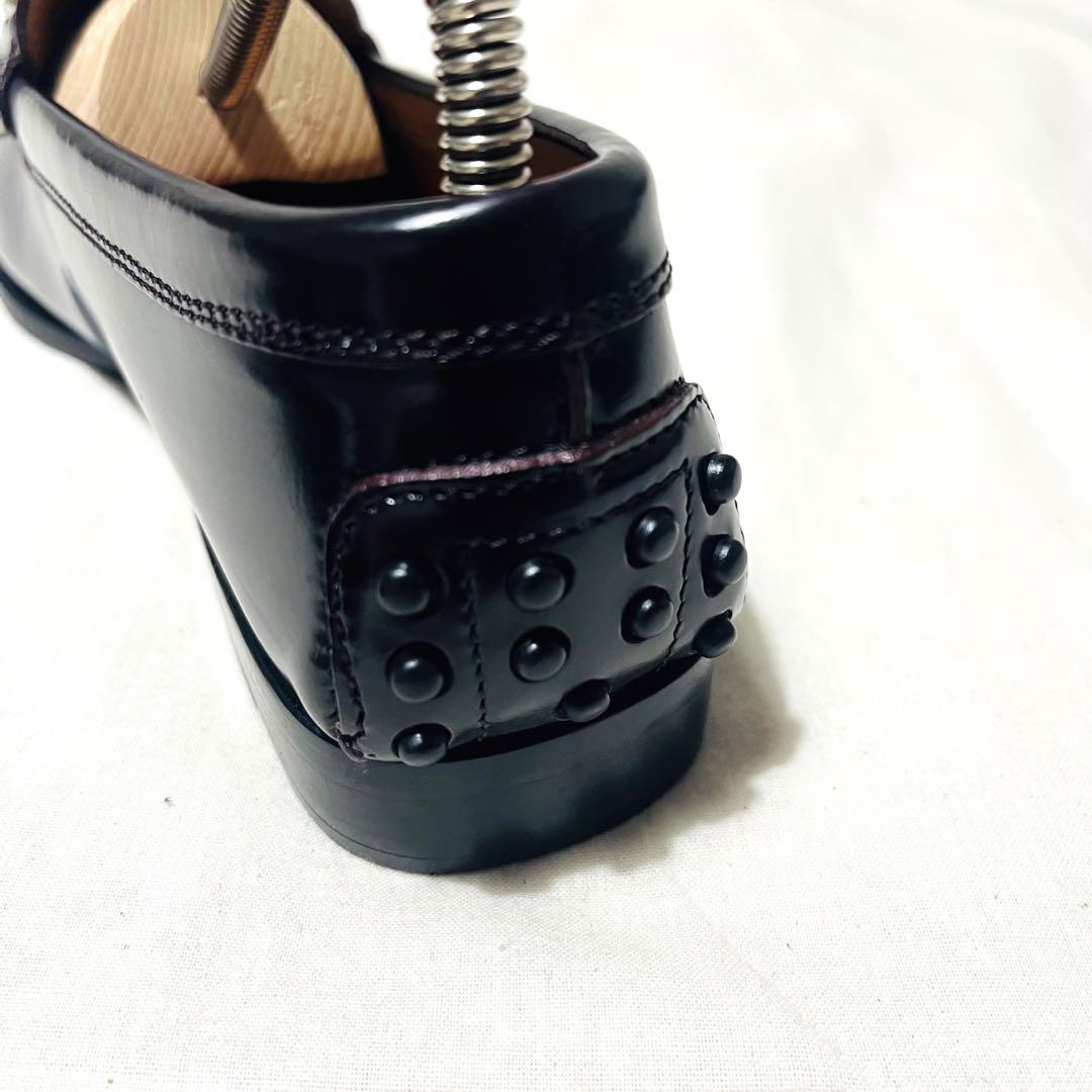 【美品】トッズ J.P. TOD'S レザーローファー スリッポン モカシン