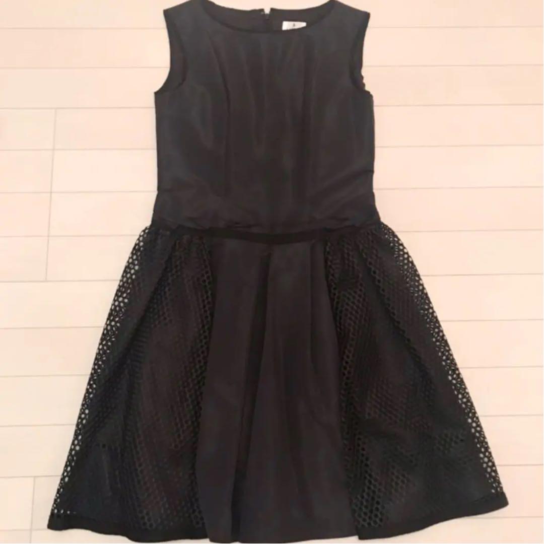 LANVIN en Bleu 【メッシュパンチング　ワンピース】
