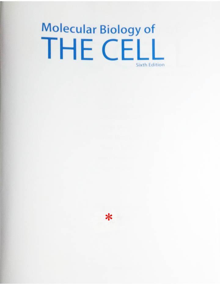Molecular Biology of THE CELL 第6版　英語版