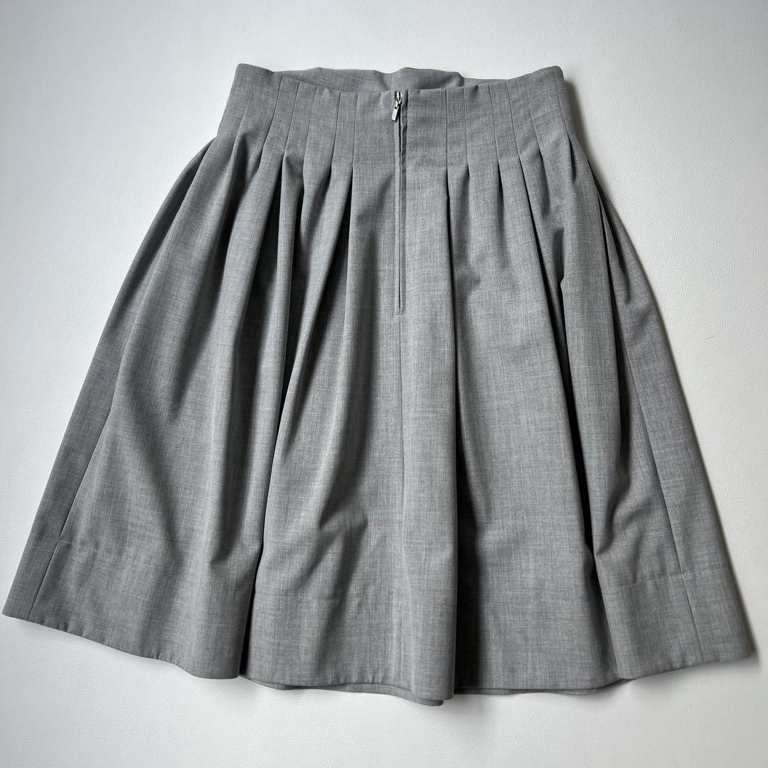 美品　FOXEY NEWYORK フォクシー　フレアスカート　ボックスプリーツ