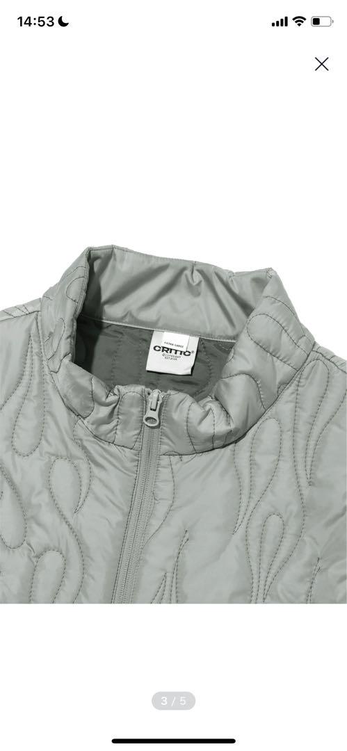 アウターその他 CRITIC FLAME QUILTING JUMPER NAVY CTJKDD001NV CRITIC】FLAME QUILTING JUMPER LIGHT GRAY - メルカリ