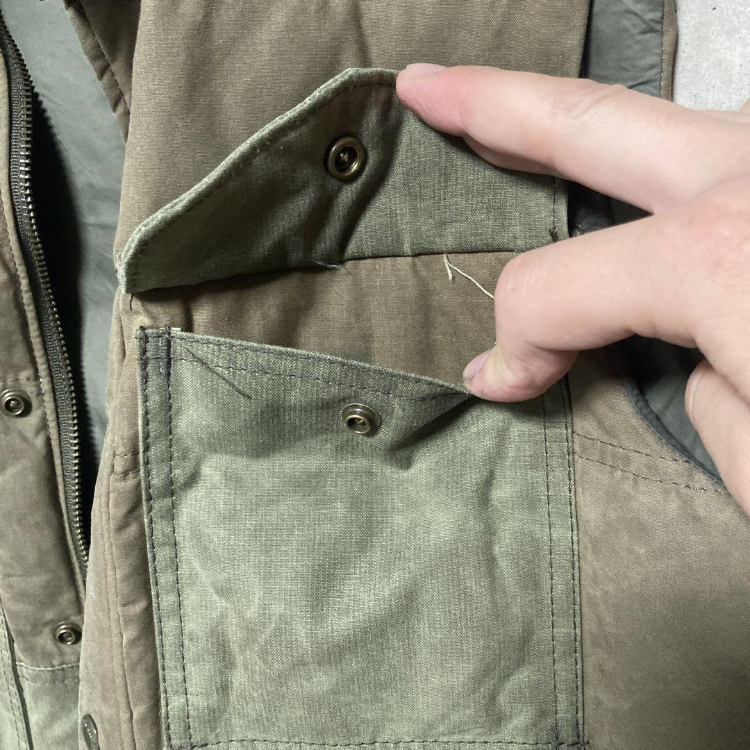 filson usXSサイズ　ダウンベスト　オイルドコットン