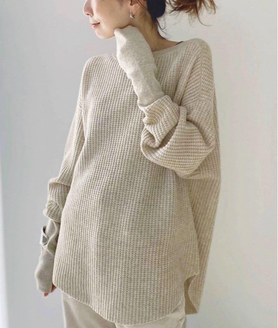 L'Appartement Thermal knit ナチュラル アパルトモン レディース