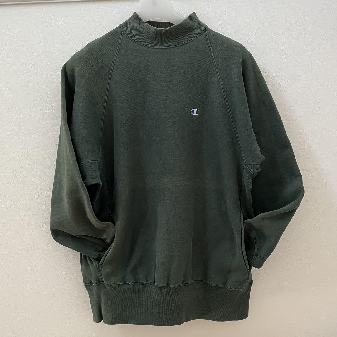 Champion リバースウィーブ　モックネック　スウェット　90s