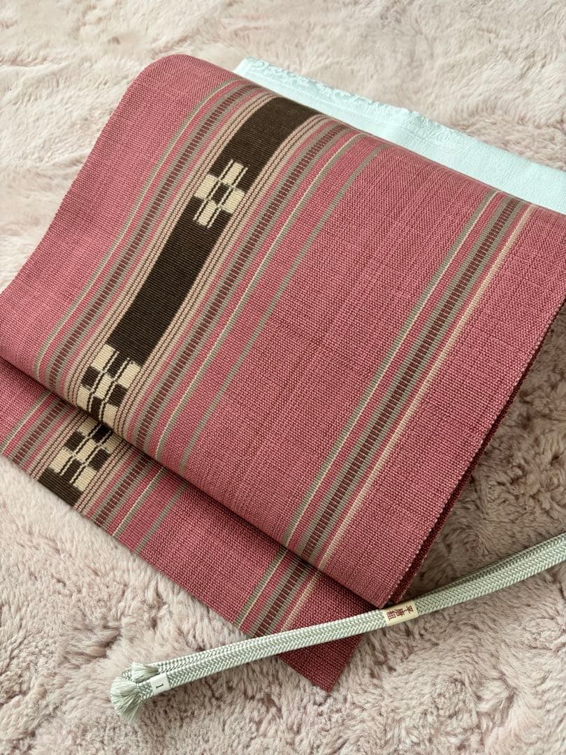 ミンサー織の名古屋帯