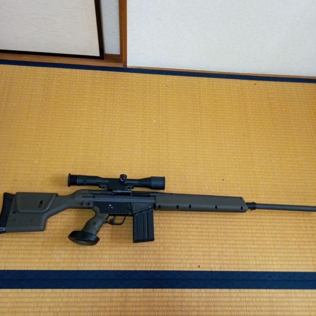 東京マルイPSG1 スナイパーライフル オリーブドラブ本体中古 バッテリーセット