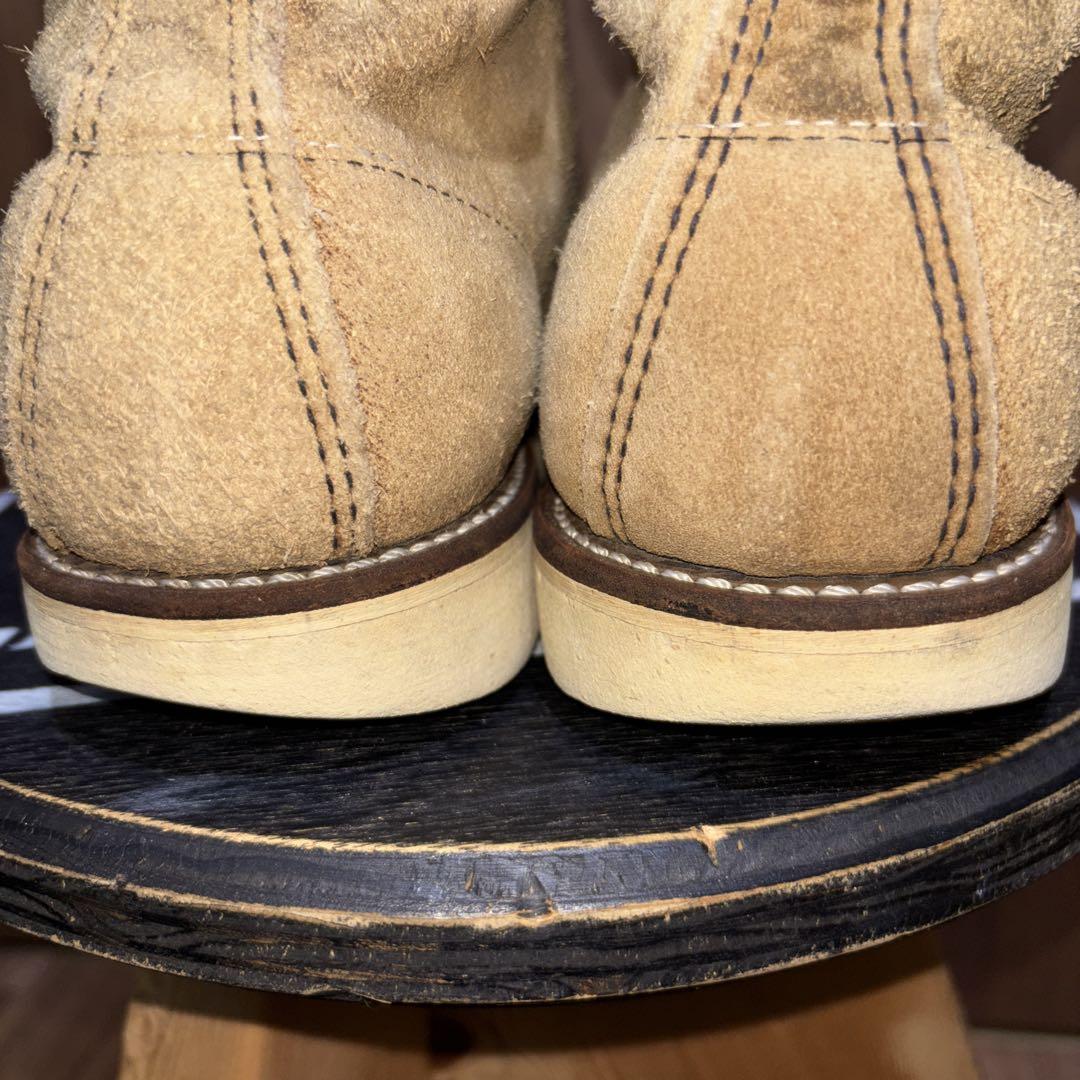 今週末までRedwing 8173 9E レッドウィングモックトゥスエード羽タグ