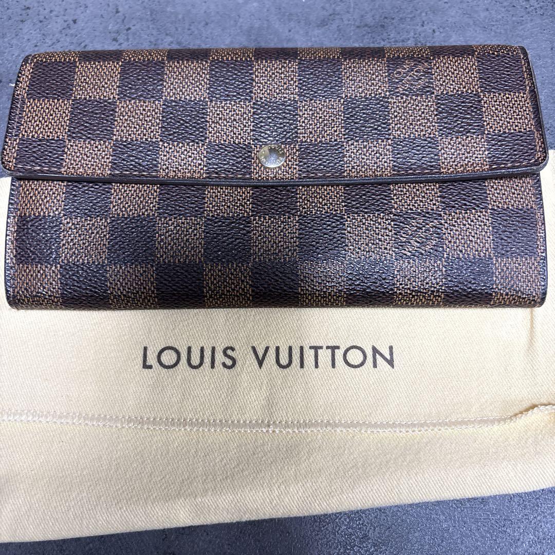 LOUIS VUITTON ✤ 超人気ダミエパターン 長財布 Louis Vuitton ダミエ 長財布 - メルカリ