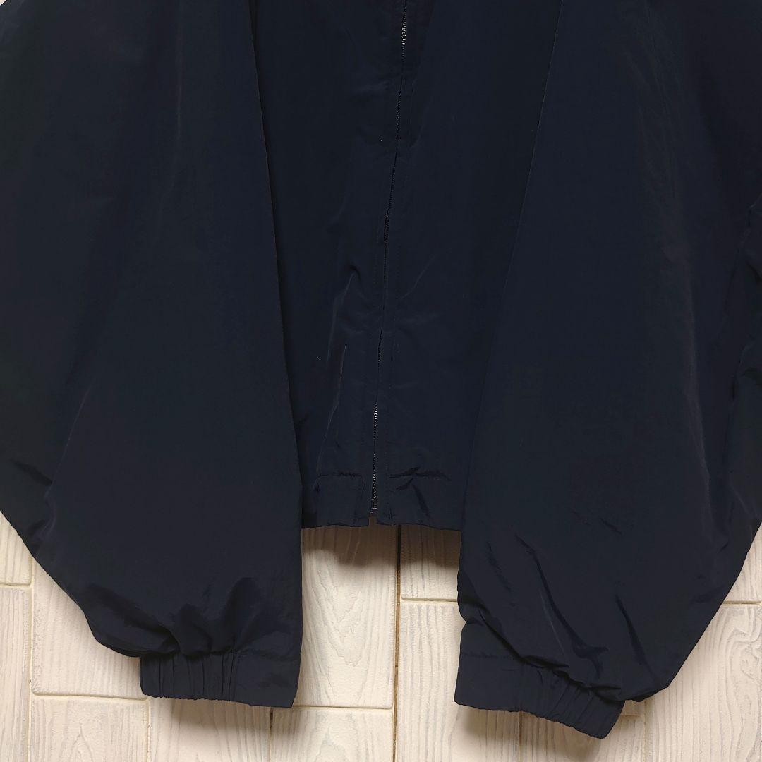 人気 エディーバウアー ナイロン ジャケット 2XL ネイビー 裏フリース 古着