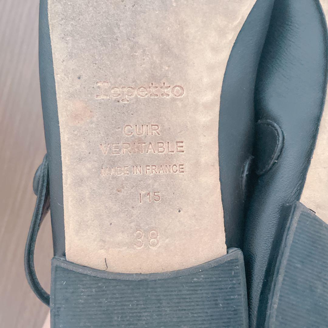復刻別注　repetto レペット LIO レザーメリージェーンシューズ　38