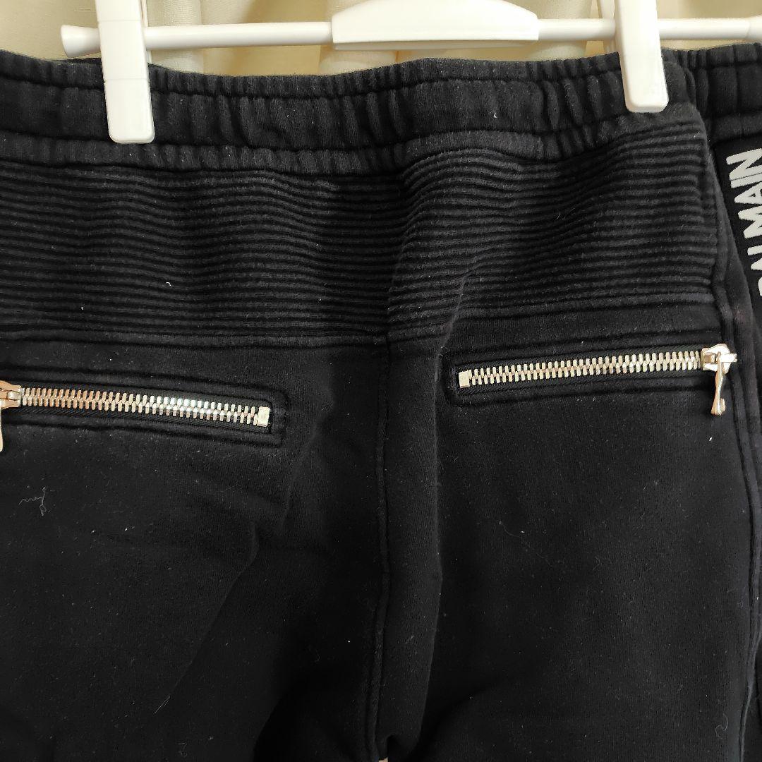 BALMAIN ブラック スウェットパンツ