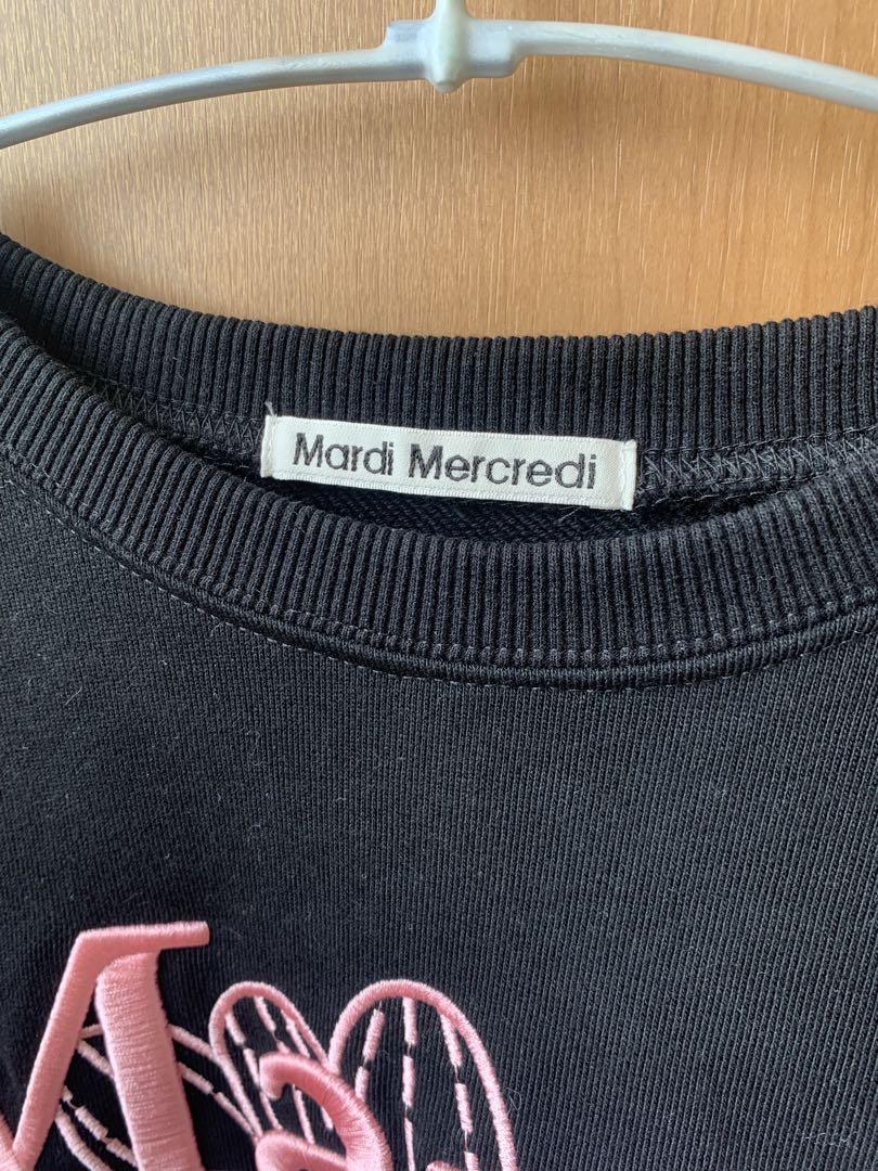 Mardi Mercredi 刺繍スウェット