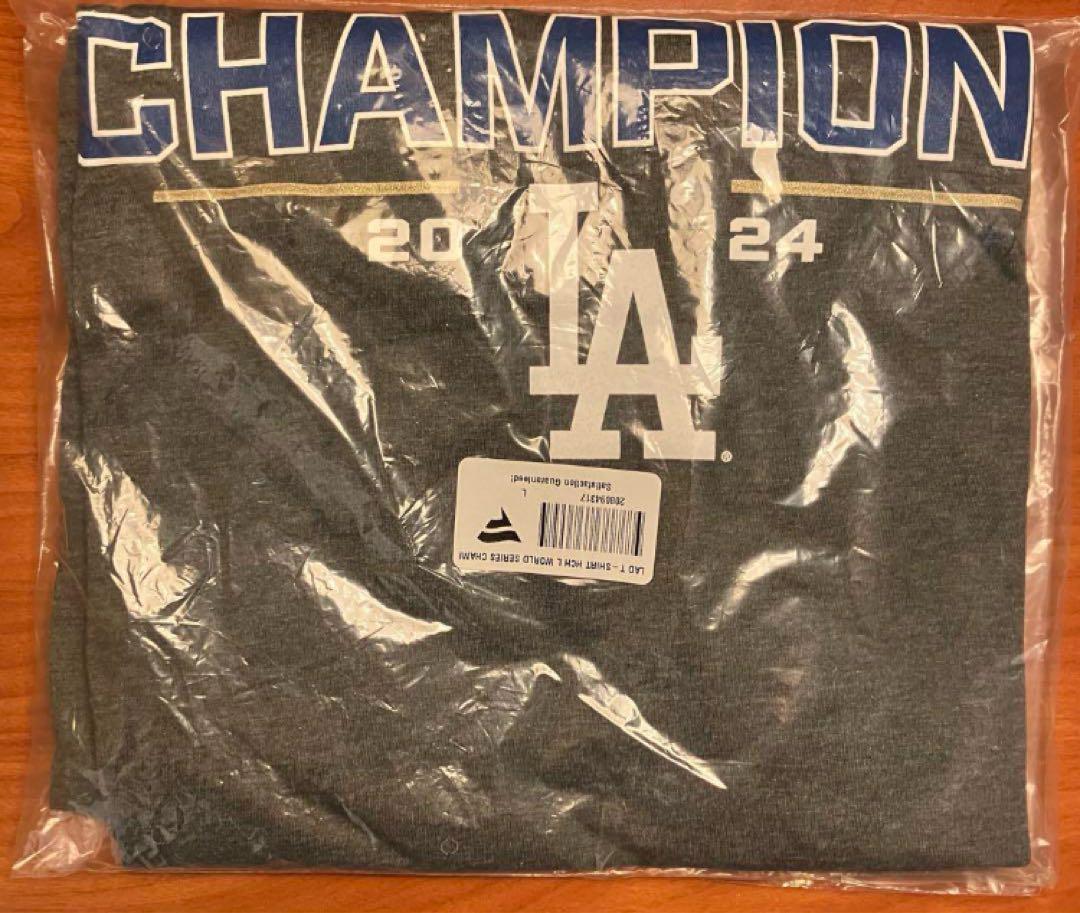 【日本未発売】 MLB 2024 ワールドシリーズ優勝 Ｔシャツ L