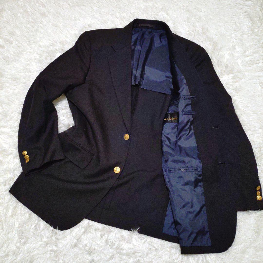 Bozzalla & Lesna テーラードジャケット 紺ブレ 金ボタン 農紺