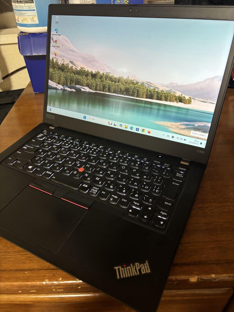 Windowsノート本体 thinkpad X390 Core i5-8265U/8GB SSD256GB