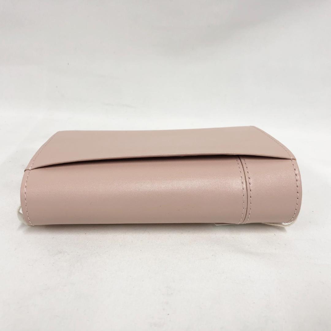 ○★新品未使用　agnes b. (アニエスベー)　二つ折り財布　ピンク