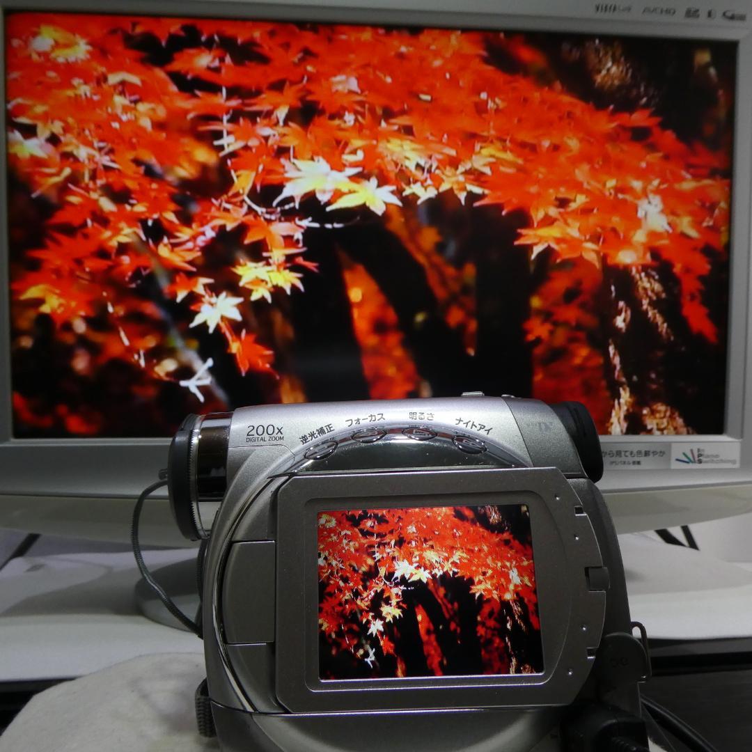 【信頼】 動作良好 ! ダビングに最適 MiniDVビデオカメラ ビクターGR-D230 ビデオカメラ