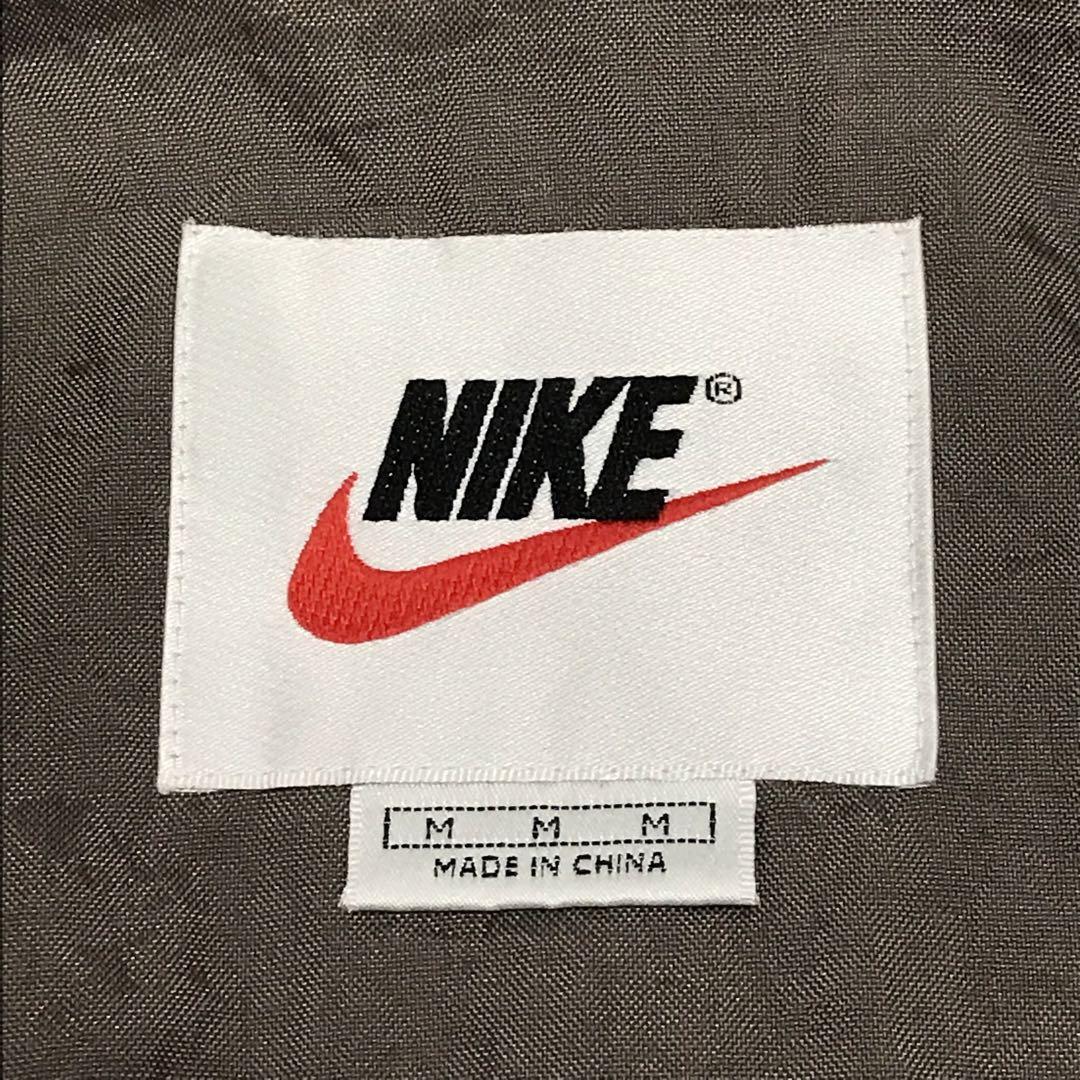 90s NIKE ナイキ　ビンテージナイロンアノラックパーカー　スウォッシュロゴ