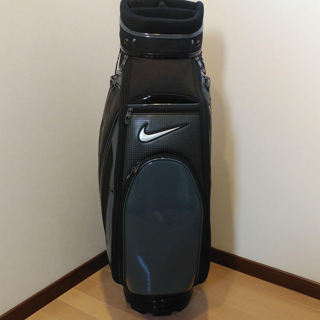 完売品　旧ロゴ希少　美品　ナイキ　ゴルフ　ブラック　キャディバッグ NIKE 完売品希少 美品 ナイキ ゴルフ ブラック ド迫力大型キャディ