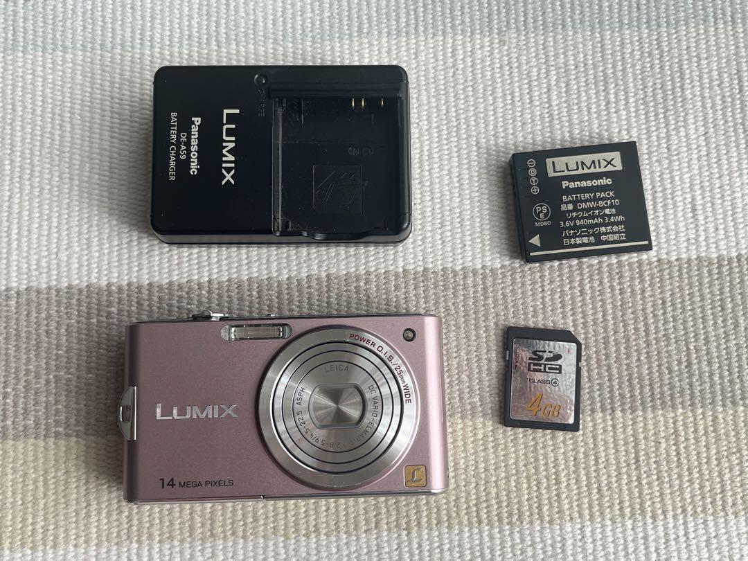 Panasonic Lumix DMC-FX66 14メガピクセル ピンク