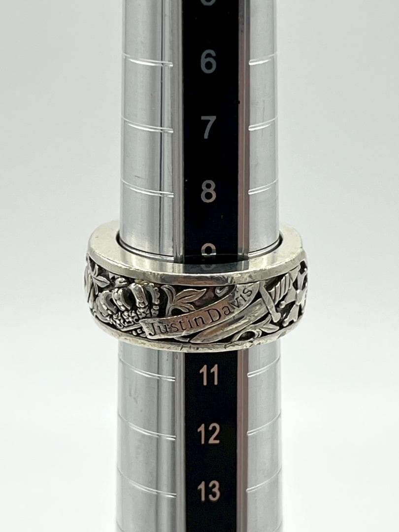 Justin Davis ダガー&クラウン リング 指輪 シルバー925