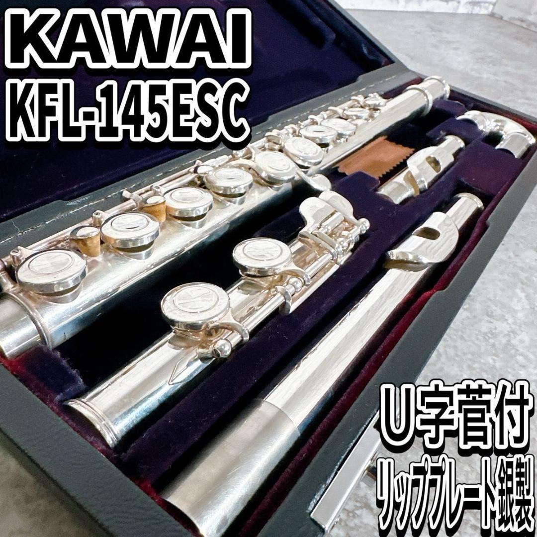 KAWAI U字菅 フルート KFL-145ESC リップ銀製 Eメカ 初心者 KAWAI U字菅 フルート KFL-145ESC リップ銀製 Eメカ 初心者