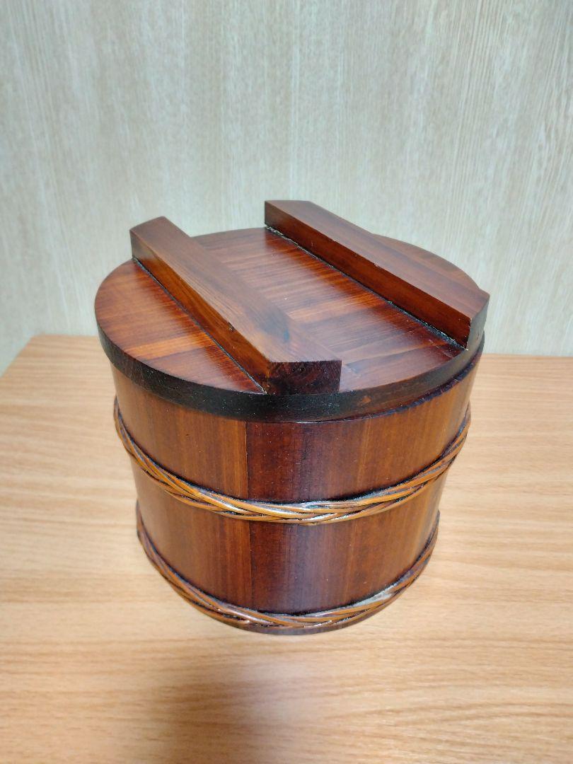 【つばば様用】木製おひつ・塗・【美品】