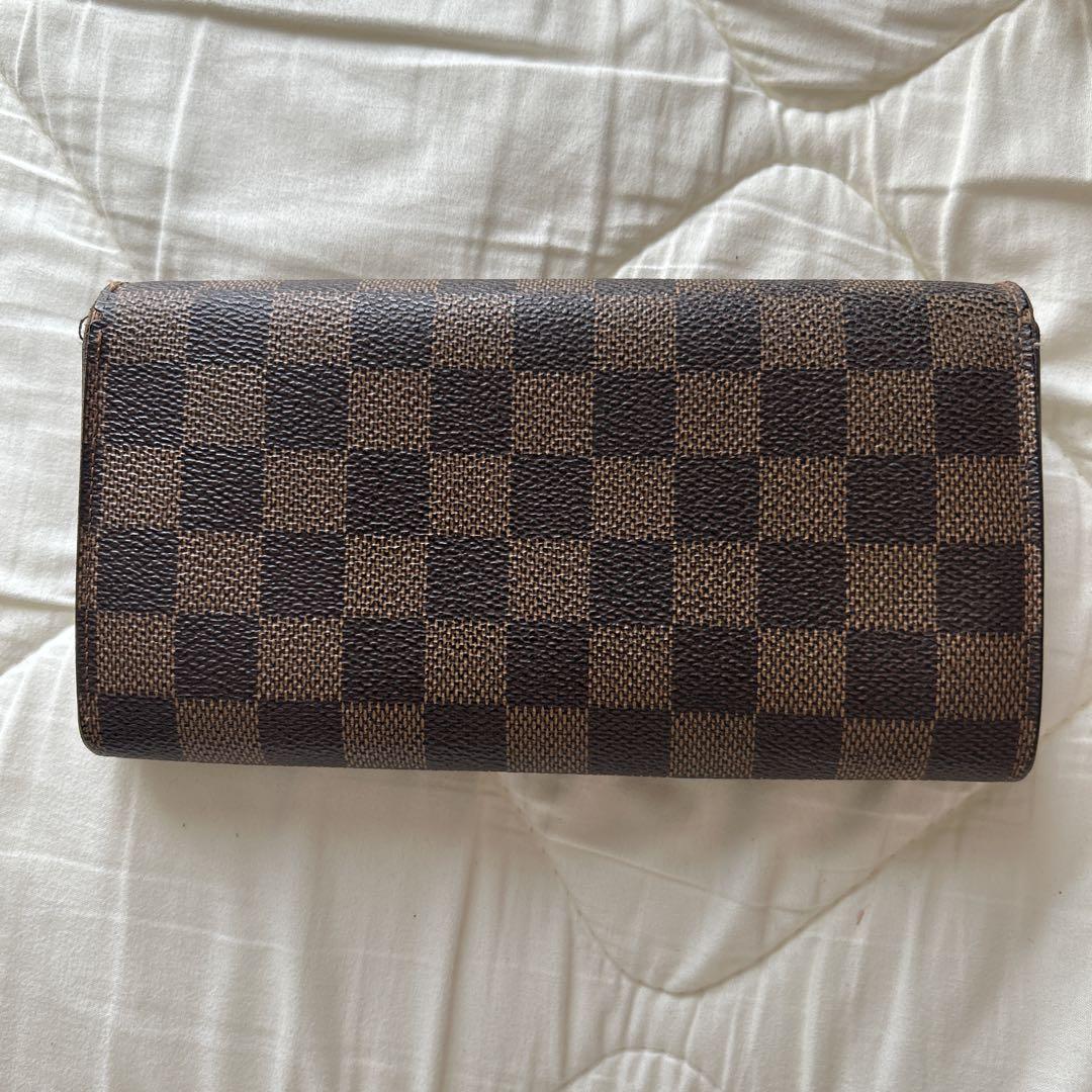ルイヴィトン　ダミエ　ポルトフォイユ　サラ 長財布　美品