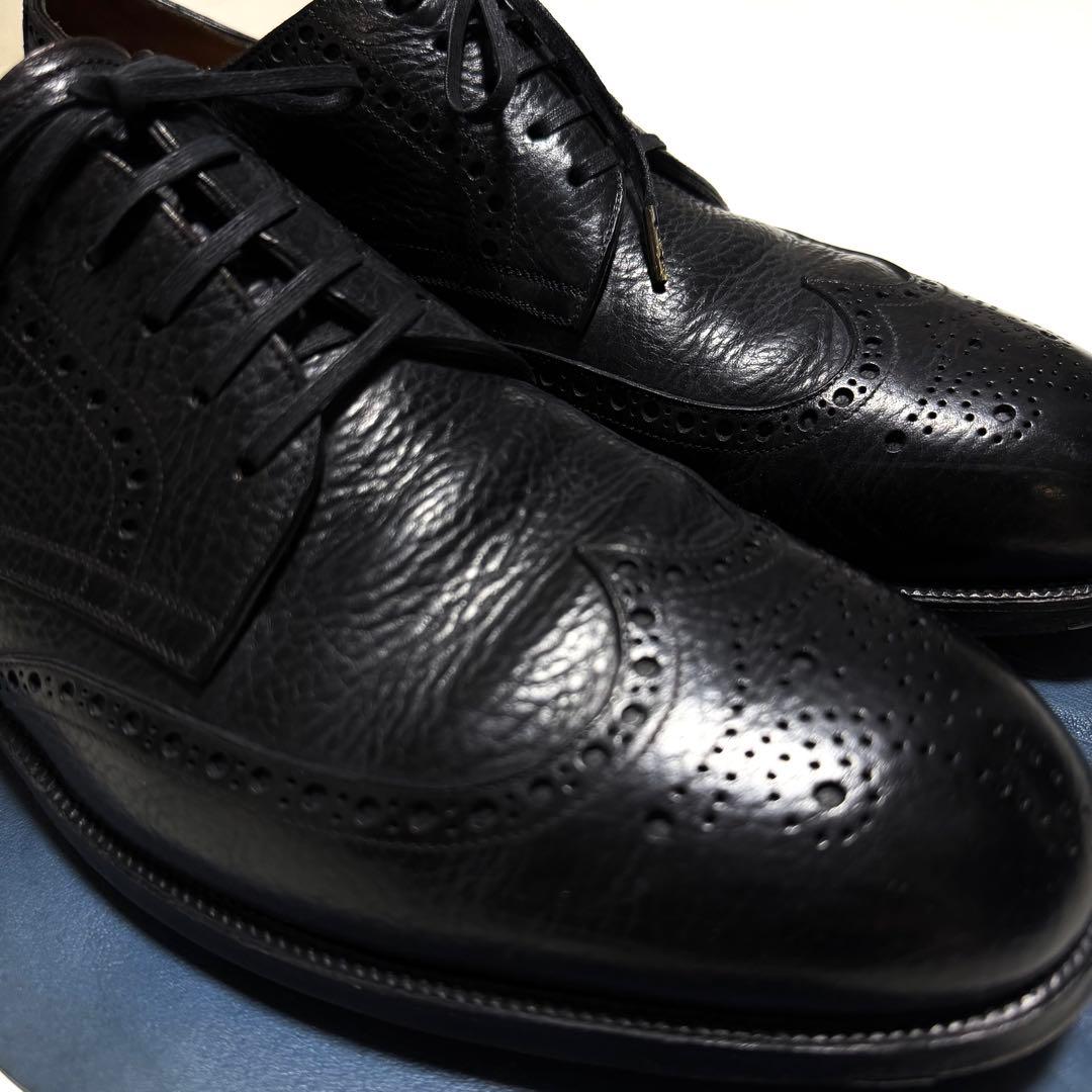 スピーゴラ フルブローグシューズ ブラック UK8相当 スピーゴラ フルブローグシューズ ブラック UK8相当