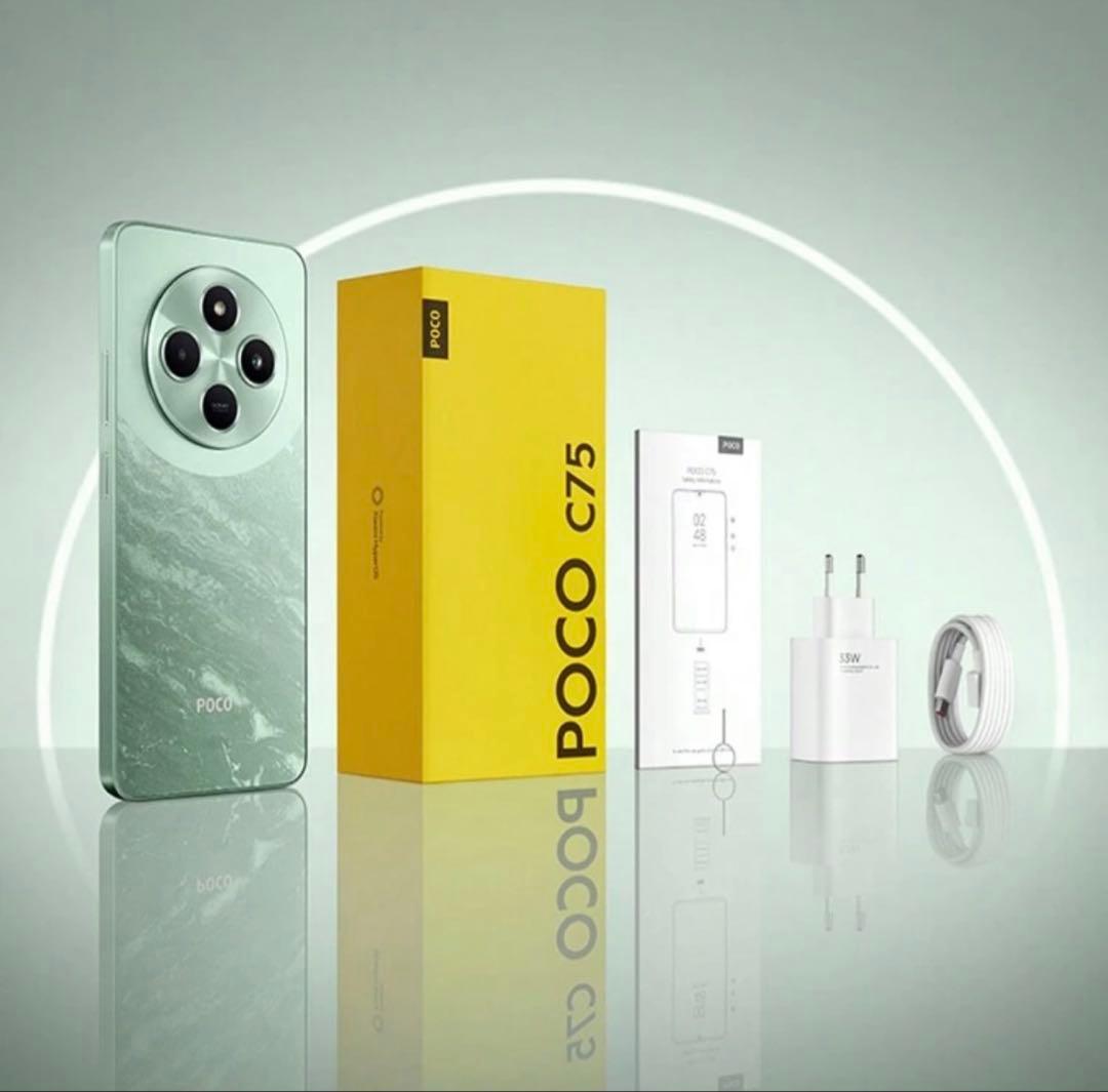 Xiaomi POCO C75 グローバル版スマートフォン 6+128GB 黒